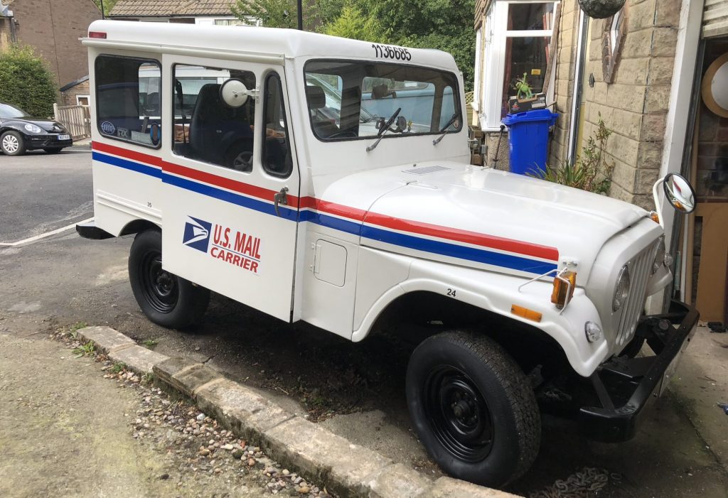 My DJ5L Postal Jeep Perhaps the only U.S Mail liveried postal jeep